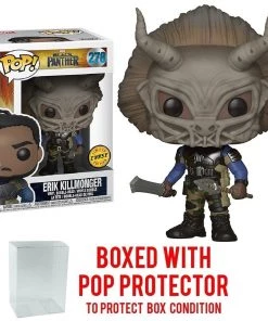 Funko Pop! Marvel: Black Panther - Masked Erik Killmonger Limited Edition CHASE Variant Vinyl Figure