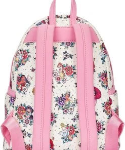 Loungefly Disney Princess Tattoo All Over Print Mini Backpack 10 Loungefly Disney Princess Tattoo All Over Print Mini Backpack