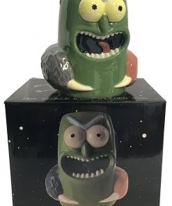 U.C.C. Distributing Rick And Morty Pickle Rick 16oz. Figure Mug