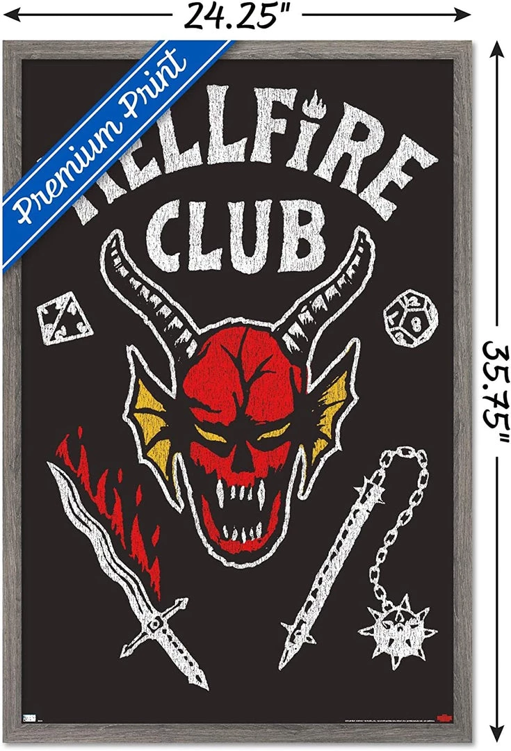 Trends International Netflix Stranger Things: Season 4 - Hellfire Club Wall Poster 4 Trends International Netflix Stranger Things: Season 4 - Hellfire Club Wall Poster