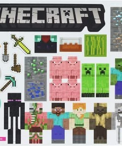 Paladone Minecraft Build A Level Fridge Magnets