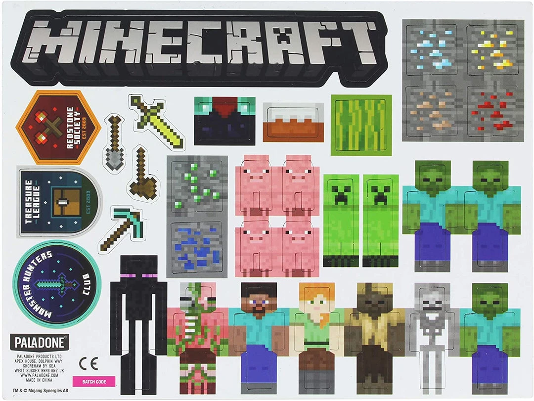 Paladone Minecraft Build A Level Fridge Magnets 4 Paladone Minecraft Build A Level Fridge Magnets