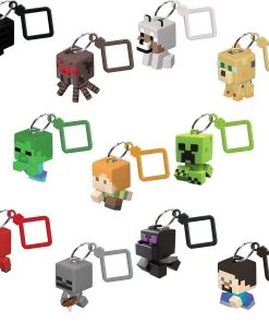 JINX Minecraft Bobble Mobs Key Chain Blind Box (One Mystery Figure) 5 JINX Minecraft Bobble Mobs Key Chain Blind Box (One Mystery Figure)