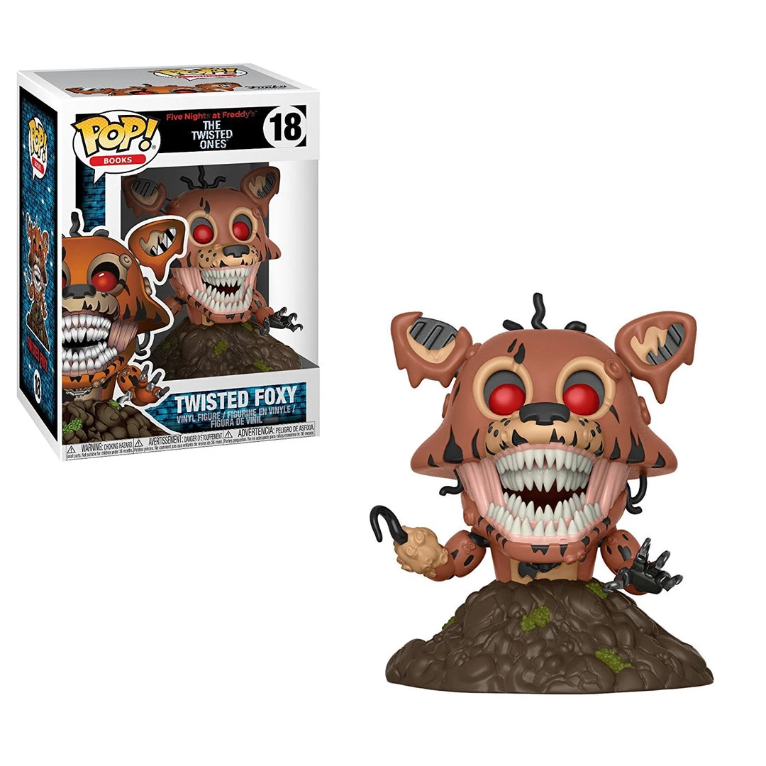 Funko Pops! Funko Pop Books: Five Nights At Freddy's-Twisted Foxy Collectible Figure 4 Funko Pops! Funko Pop Books: Five Nights At Freddy's-Twisted Foxy Collectible Figure