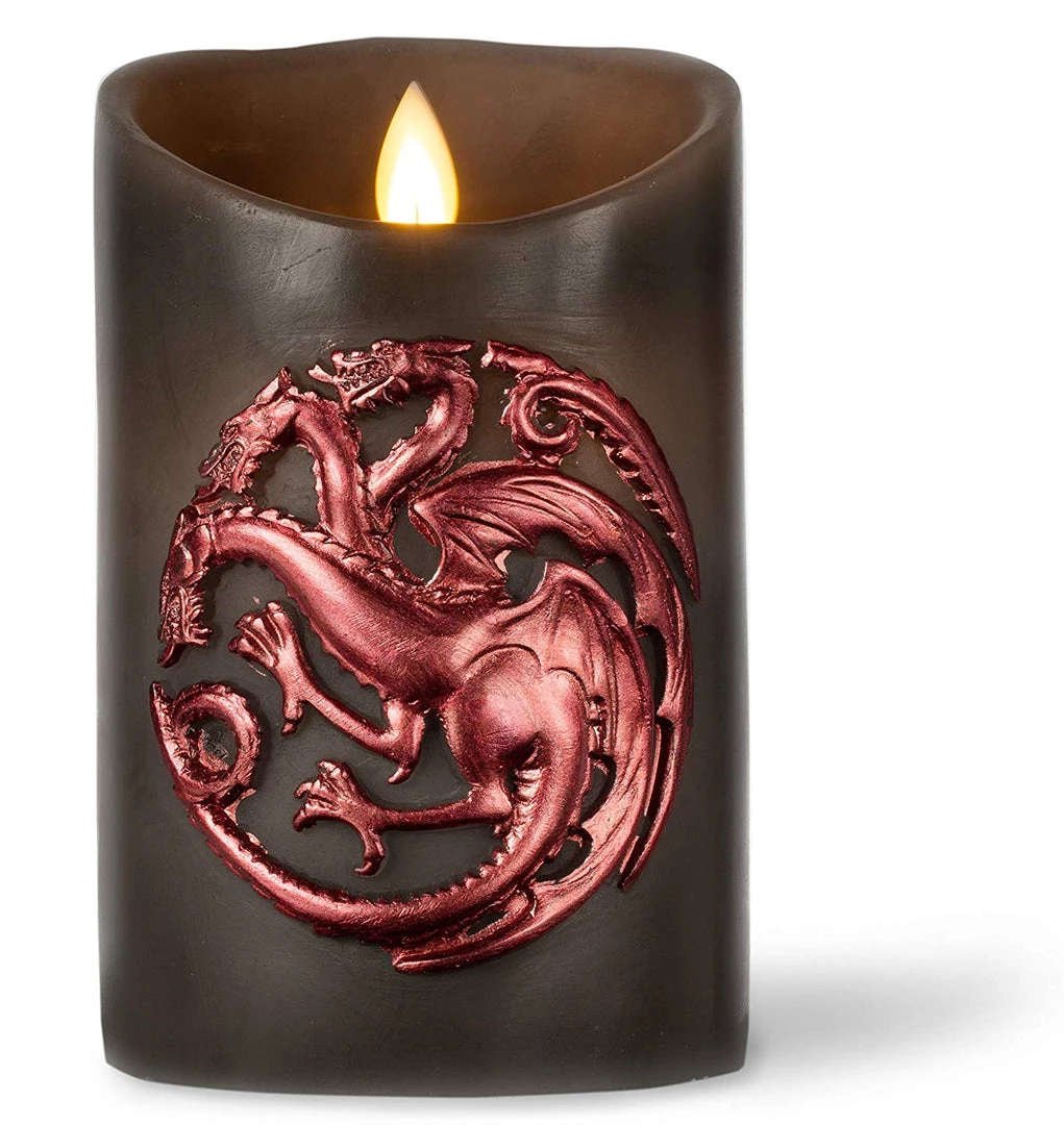Insight Luminaries Game Of Thrones House Targaryen Candle LED Flameless TV Series 3 Insight Luminaries Game Of Thrones House Targaryen Candle LED Flameless TV Series