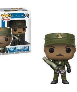 Funko Pop Games: Halo - Sergeant Johnson Collectible Figure Funko Pops!