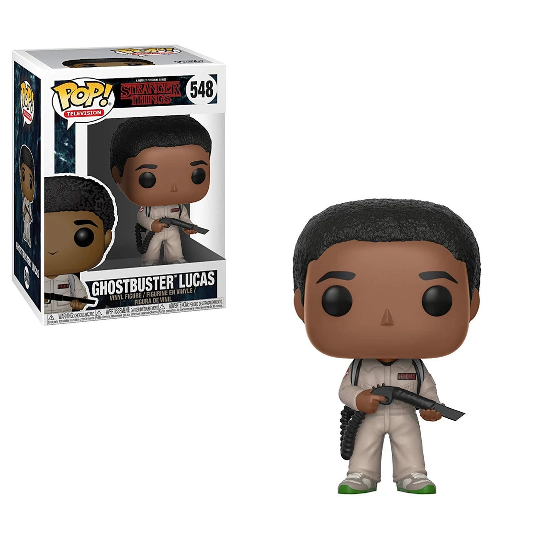 Funko Pops! Funko Pop Television: Stranger Things-Lucas Ghostbusters Collectible Vinyl Figure 4 Funko Pops! Funko Pop Television: Stranger Things-Lucas Ghostbusters Collectible Vinyl Figure