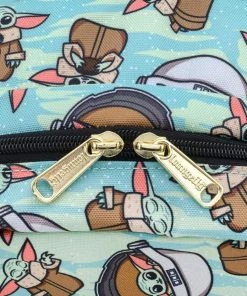 Loungefly Star Wars Baby Yoda Toss Pattern The Mandalorian Backpack