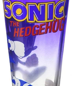JUST FUNKY Sonic The Hedgehog Blue Pint Glass,16oz
