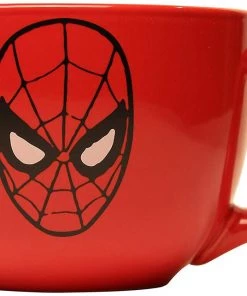 Silver Buffalo Marvel Spider-Man Mask Soup Mug, 24-Ounces
