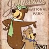 Open Road Brands Yogi Bear Jellystone Park Tin Sign 13 X 16 Inc