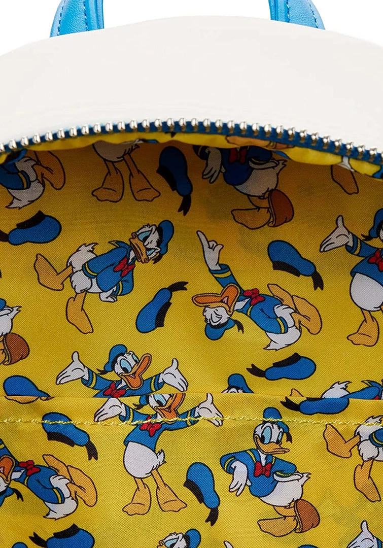 Loungefly Disney Donald Duck Double Strap Shoulder Mini Backpack 5 Loungefly Disney Donald Duck Double Strap Shoulder Mini Backpack