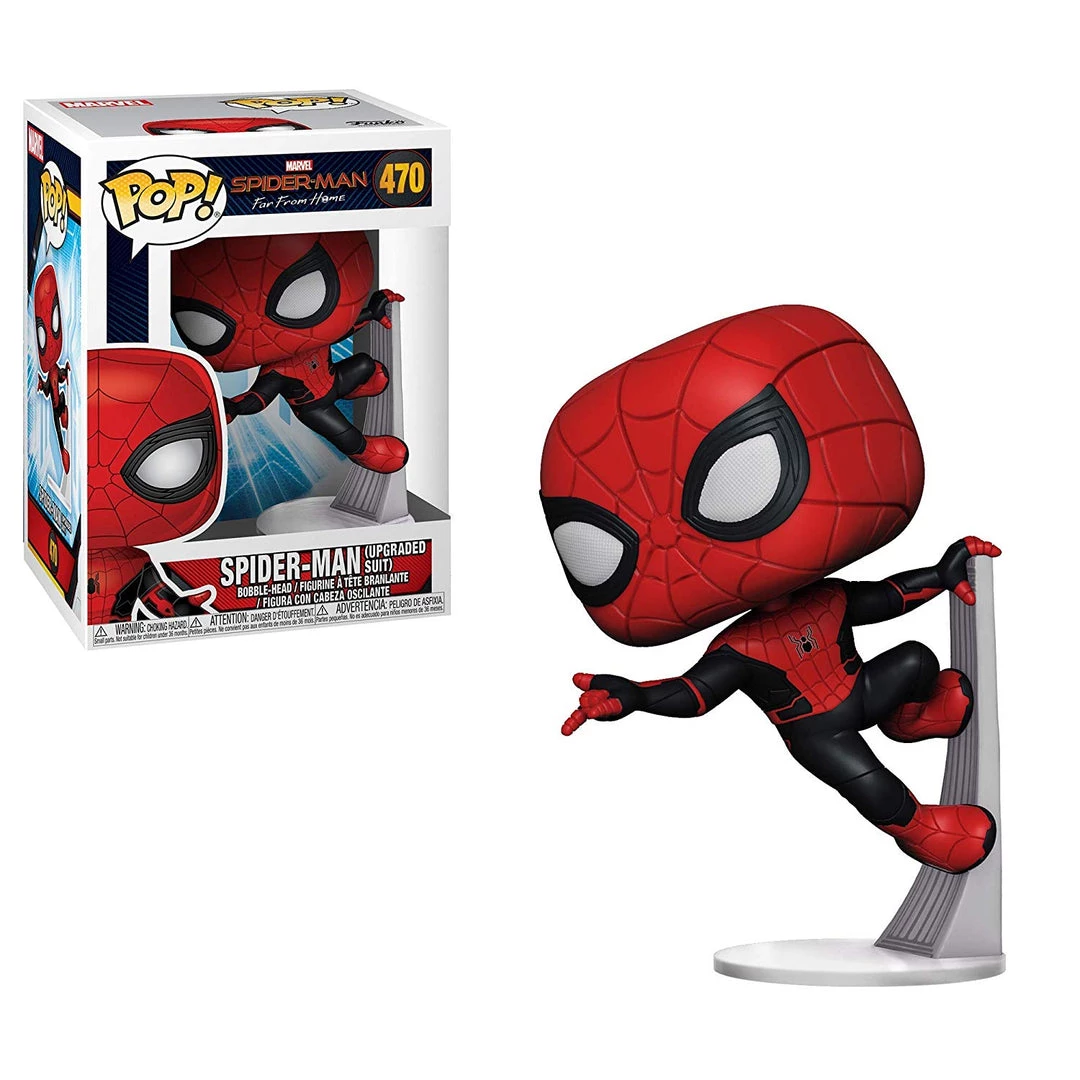 Funko Marvel: Spider-Man FFH (Upgraded Suit) POP Movies Vinyl Figure 3 Funko Marvel: Spider-Man FFH (Upgraded Suit) POP Movies Vinyl Figure