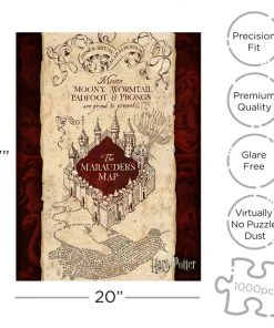 NMR Harry Potter - Marauders Map 1000 Piece Jigsaw Puzzle