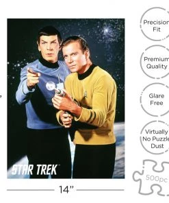 NMR Star Trek - Kirk & Spock 500 Piece Jigsaw Puzzle