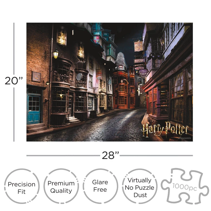 NMR Harry Potter - Diagon Alley 1000 Piece Jigsaw Puzzle 4 NMR Harry Potter - Diagon Alley 1000 Piece Jigsaw Puzzle