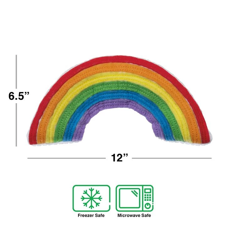 NMR Figures Rainbow Huggable Heating Pad & Pillow 4 NMR Figures Rainbow Huggable Heating Pad & Pillow