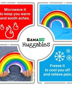 NMR Figures Rainbow Huggable Heating Pad & Pillow 7 NMR Figures Rainbow Huggable Heating Pad & Pillow