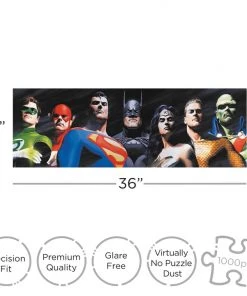NMR DC Comics Justice League 1000pc Slim Puzzle