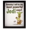 Open Road Brands Star Wars Yoda Most Powerful Jedi Ever Framed Wall Art