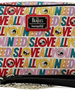 Loungefly The Beatles All You Need Is Love Music Band Crossbody Bag Purse 9 Loungefly The Beatles All You Need Is Love Music Band Crossbody Bag Purse