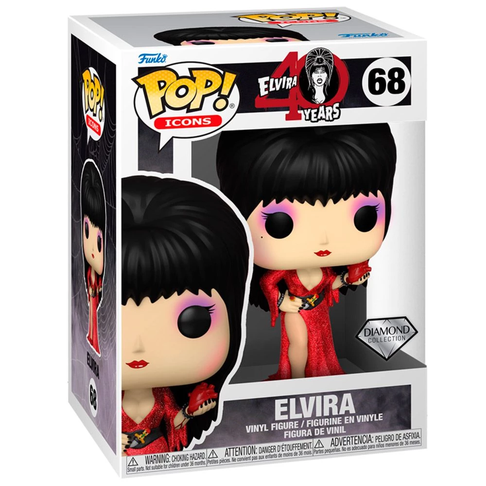 Funko Funko Pops! POP Icons: Elvira 40th- Elvira 4 Funko Funko Pops! POP Icons: Elvira 40th- Elvira