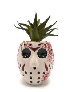 Silver Buffalo Friday The 13th Jason Mask Ceramic Planter