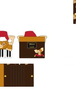 Loungefly Gremlins Gizmo Holiday Keyboard Cosplay Zip Around Wallet