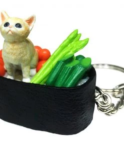 Clever Idiots Inc. Clever Idiots Sushi Cat Key Ring Blind Box Vol 3 Mystery Figures