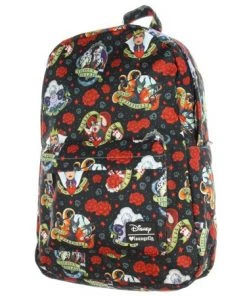 Loungefly Disney Villains Tattoo Flash Print Backpack