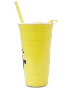 Silver Buffalo Disney Despicable Me Minions Carl 32oz Plastic Straw Cup