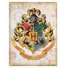 Open Road Brands Harry Potter Hogwarts Crest Metal Wall Art