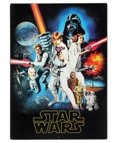 Open Road Brands Star Wars New Hope Poster Embossed Tin Sign