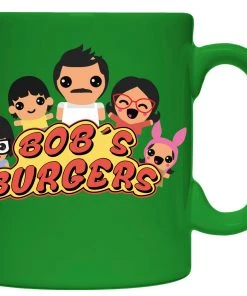 Surreal Entertainment Bob's Burgers - All Family Green 15oz Coffee Mug Anime