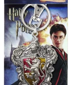 Monogram Movies Harry Potter Gryffindor - Crest Pewter Keychain