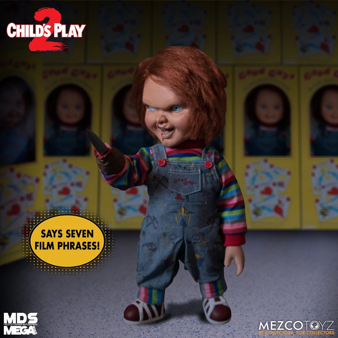 Mezco Child's Play 2: Talking Menacing Chucky Figure Movies 10 Mezco Child's Play 2: Talking Menacing Chucky Figure Movies