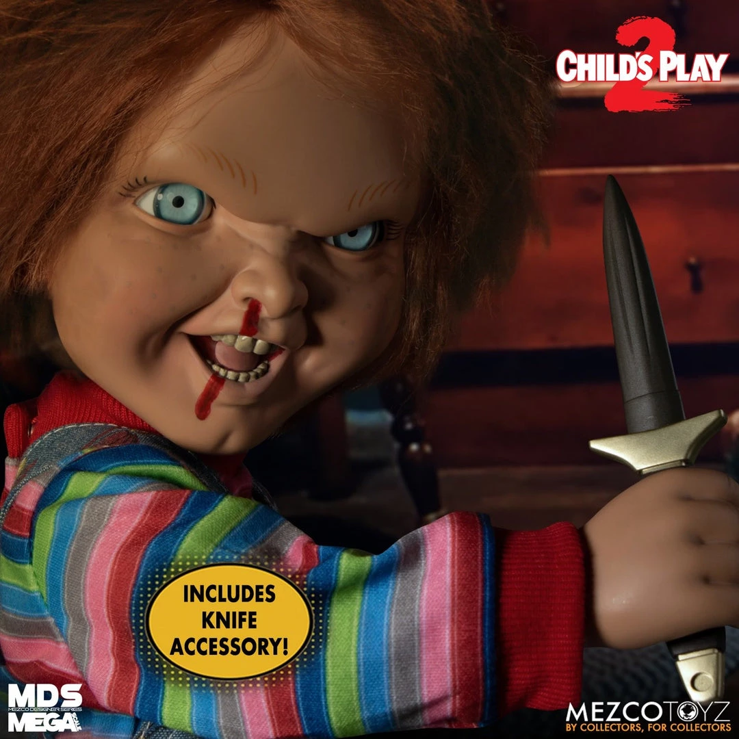 Mezco Child's Play 2: Talking Menacing Chucky Figure Movies 7 Mezco Child's Play 2: Talking Menacing Chucky Figure Movies