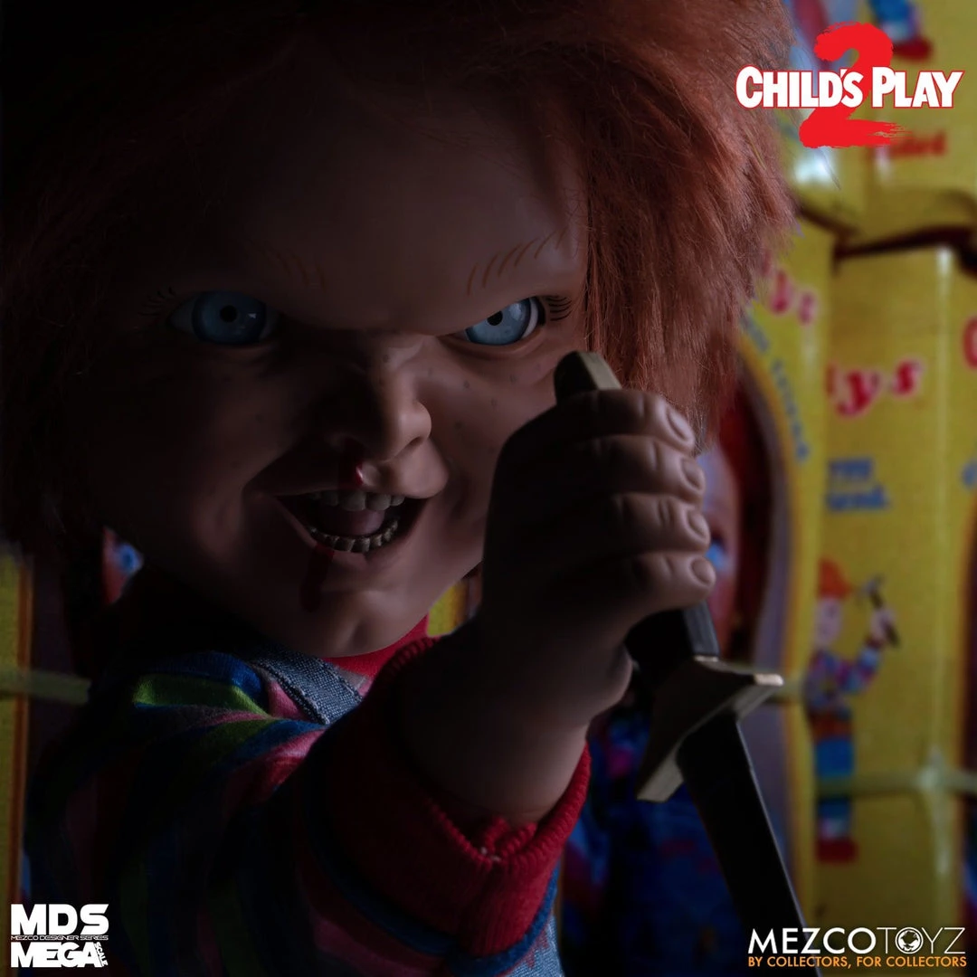 Mezco Child's Play 2: Talking Menacing Chucky Figure Movies 5 Mezco Child's Play 2: Talking Menacing Chucky Figure Movies