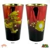 JUST FUNKY Video Games Super Mario Bros. Metallic Metal Mario Foil-Printed Pint Glass, 16oz