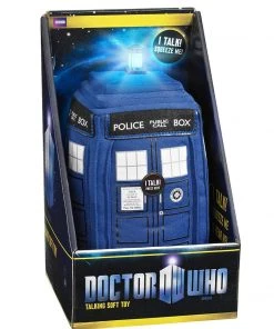 Underground Toys Doctor Who Medium Tardis - Talking & Flashing Plush TV Series