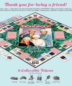USAopoly Games The Golden Girls Monopoly Board Game