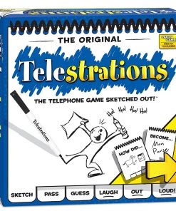 USAopoly Telestrations Original 8 Player Party Board Game 10 USAopoly Telestrations Original 8 Player Party Board Game
