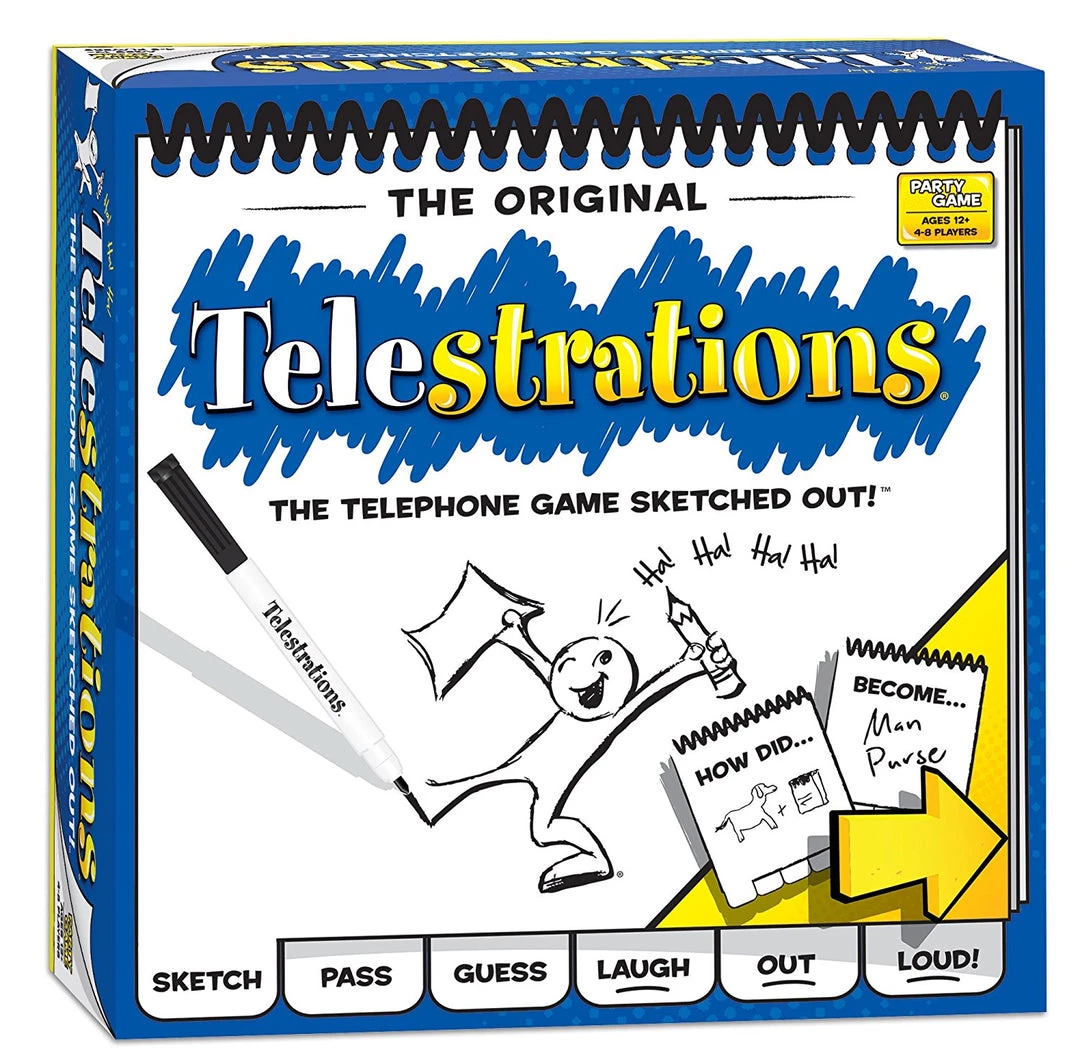 USAopoly Telestrations Original 8 Player Party Board Game 4 USAopoly Telestrations Original 8 Player Party Board Game
