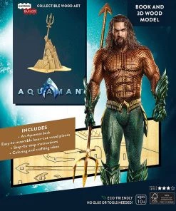 FSC DC Comics DC Aquaman Movie Book And 3D Wood Model Figure Kit