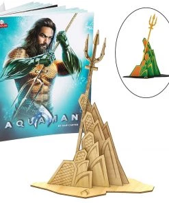FSC DC Comics DC Aquaman Movie Book And 3D Wood Model Figure Kit