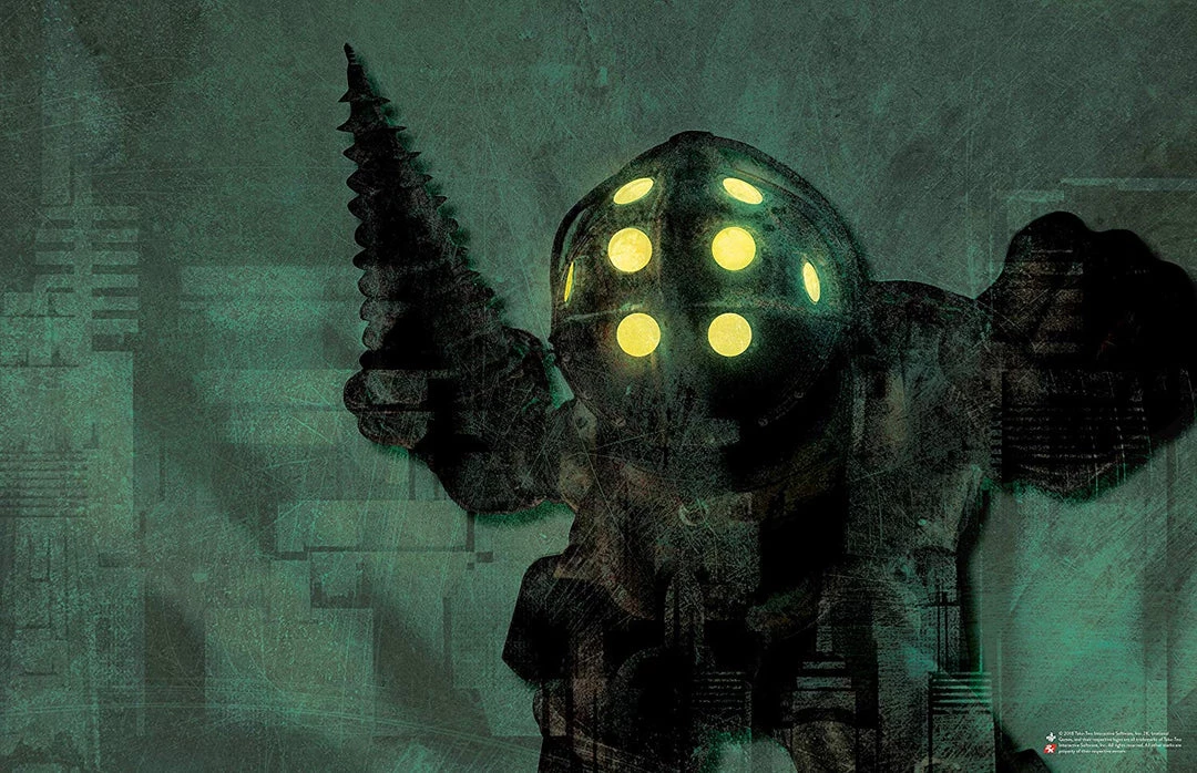 FSC BioShock: Big Daddy 3D Wood Model And Poster Video Games 8 FSC BioShock: Big Daddy 3D Wood Model And Poster Video Games