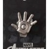 Body Vibe Avengers Iron Man Palm Pewter Lapel Pin Marvel
