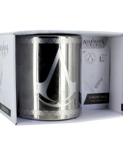 Video Games Paladone Assassins Creed Chrome Coffee Mug 10oz
