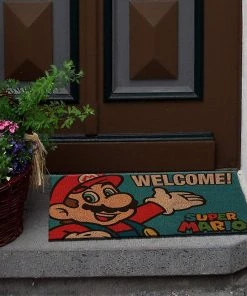 Pyramid America Mario Series Super Mario Portrait Doormat