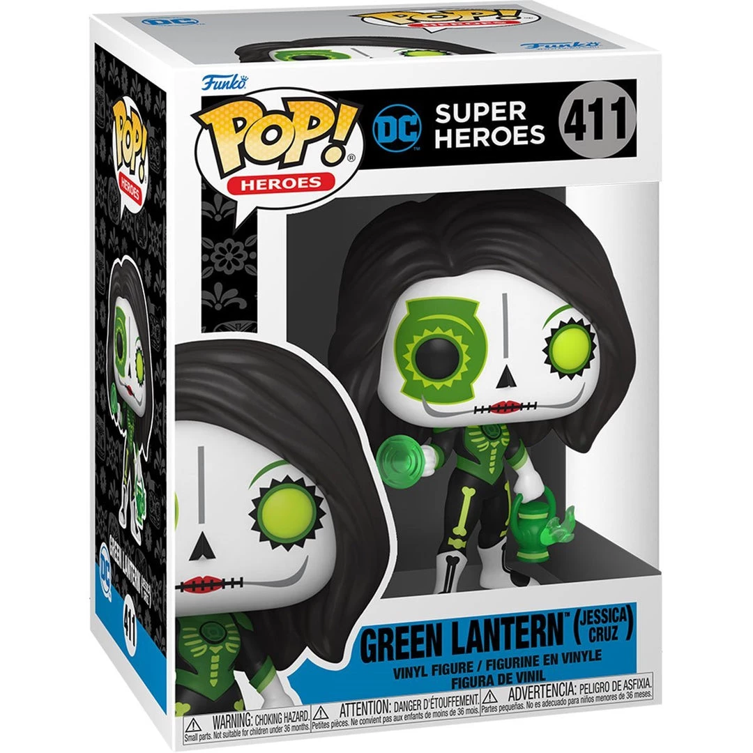 Funko POP Heroes: Dia De Los DC- Green Lantern (Jessica Cruz) Funko Pops! 5 Funko POP Heroes: Dia De Los DC- Green Lantern (Jessica Cruz) Funko Pops!